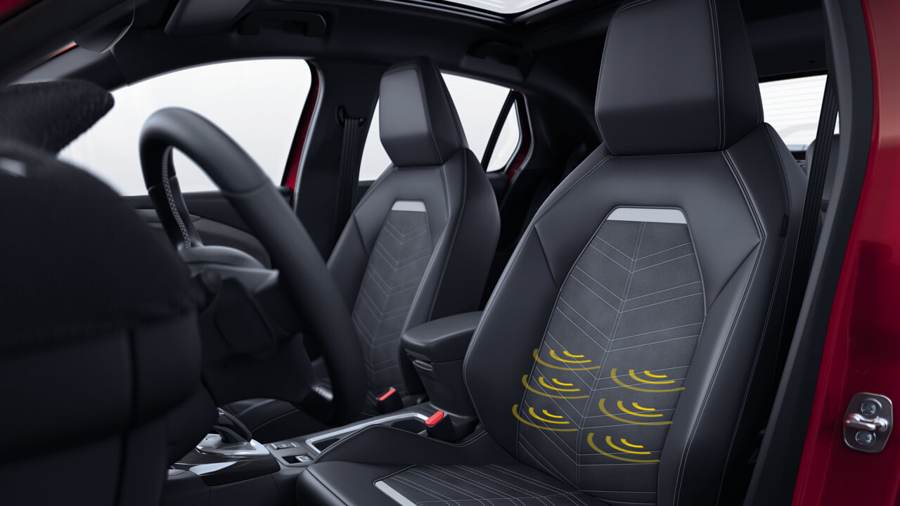 Opel Corsa - Prémiové pohodlí - Masážní sedadla Opel Corsa